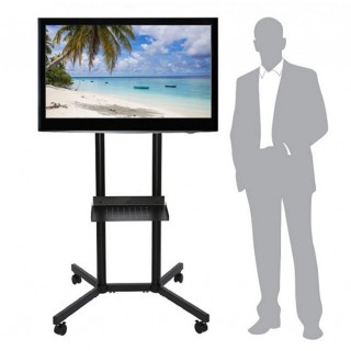 TV-stativ med hjul