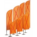 Beachflagg, og eventflagg, standard modell