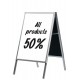 Gatebukk med whiteboard/blackboard