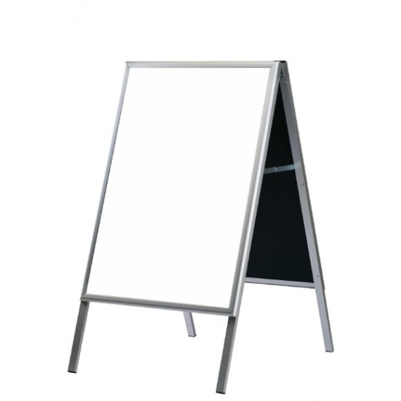 Gatebukk med whiteboard/blackboard