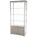 Glassmonter dobbel, 90x200x45cm, LED