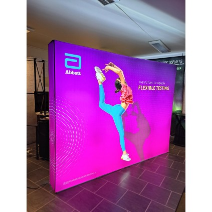 PopUp Impressive, LED pressevegg